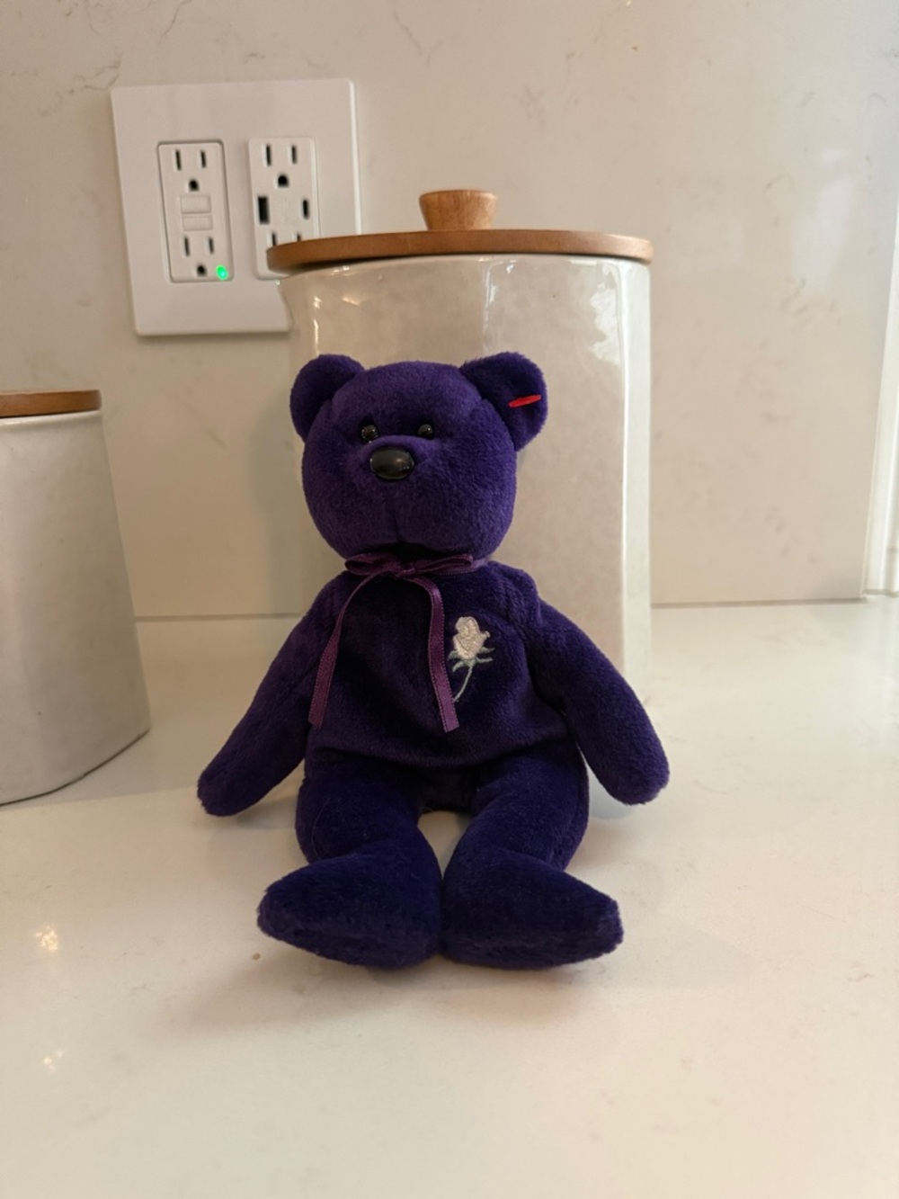 Purple Plush Teddy Bear Stuffed Animal